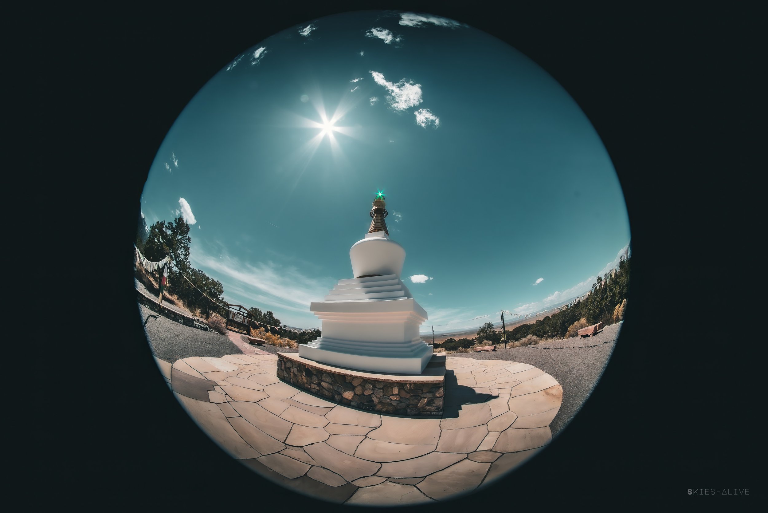 Yeshe Rangsall Stupa of Enlightment.