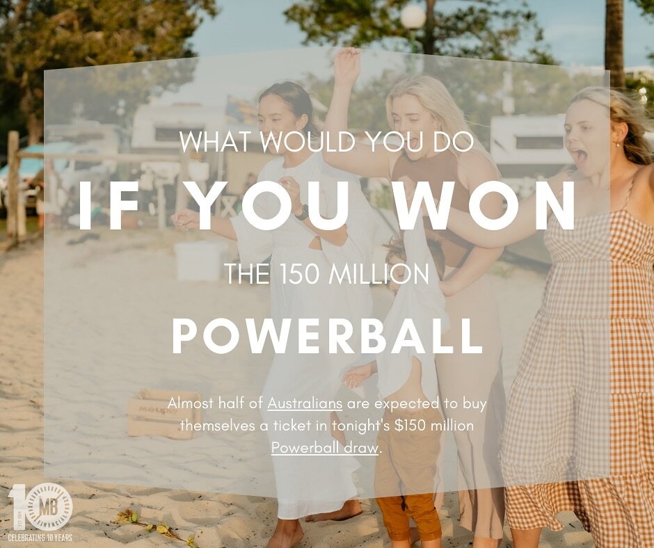 Talk about financial freedom at its finest! 
Tonight&rsquo;s Powerball draw has us wondering; if you scored the $150million jackpot, what financial moves would you make?

Share your wildest dreams below 👇 

#powerball #jackpot #rich #million