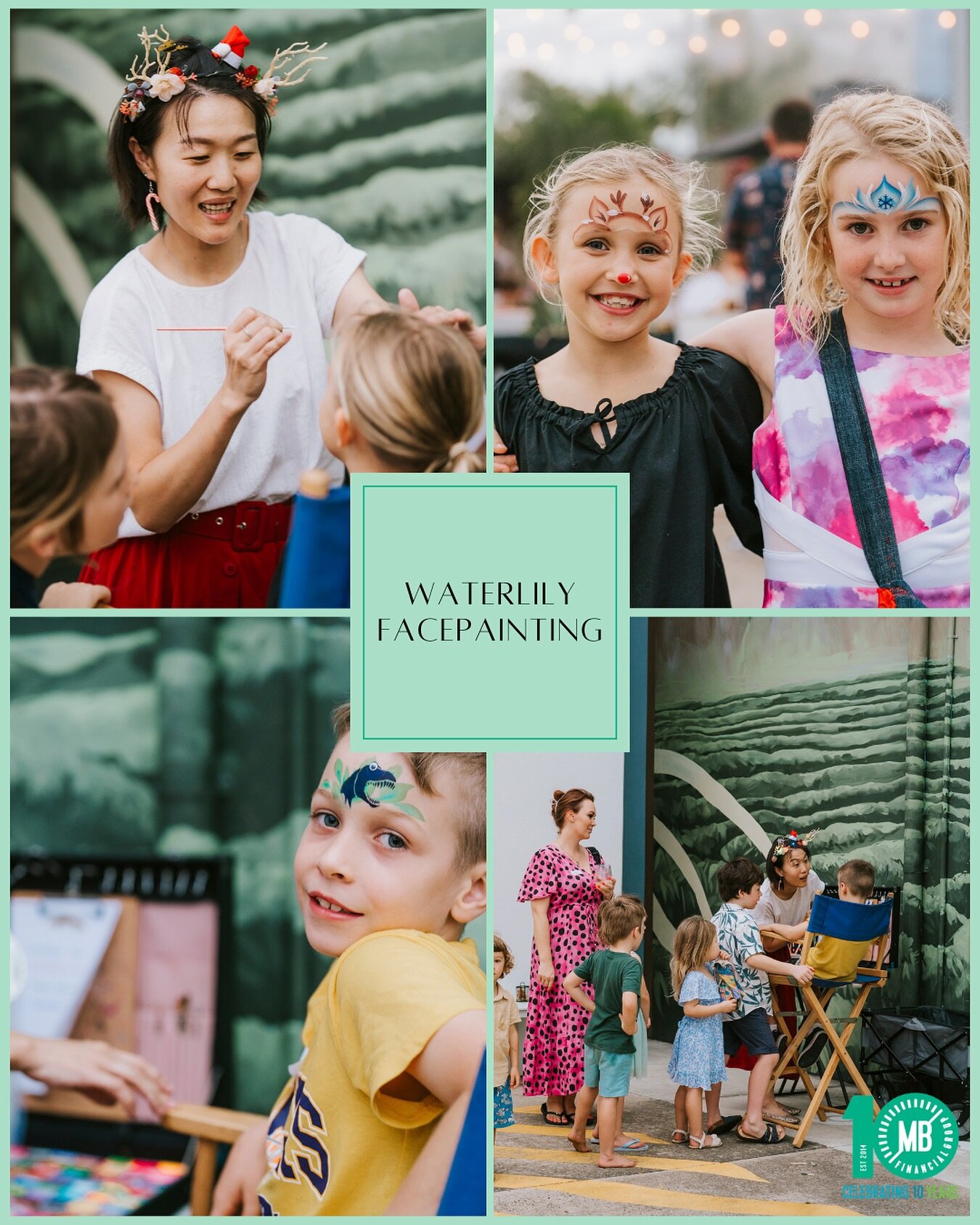 We are excited to announce we will be having @waterlilyfacepainting back for our 10 Year Celebration event on the 2nd of March from 3pm at Alex Surf Club!

RSVP: 📧 marybeth@mbfg.com.au

~FREE Food
~FREE Drinks
~FREE Gifts for the whole family
~FREE 