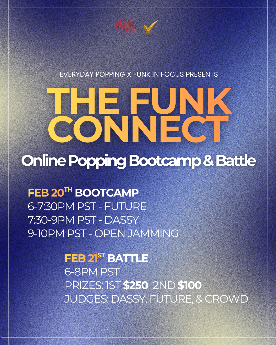 Feb 20–21 | The Funk Connect Online Bootcamp & Battle Event!
