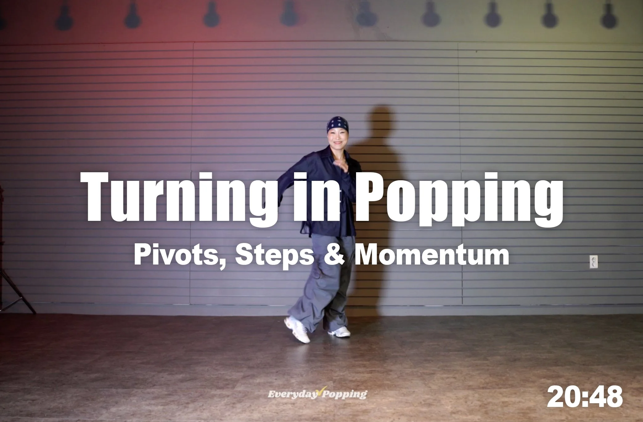 Turning in Popping : Pivots, Steps & Momentum with Dassy