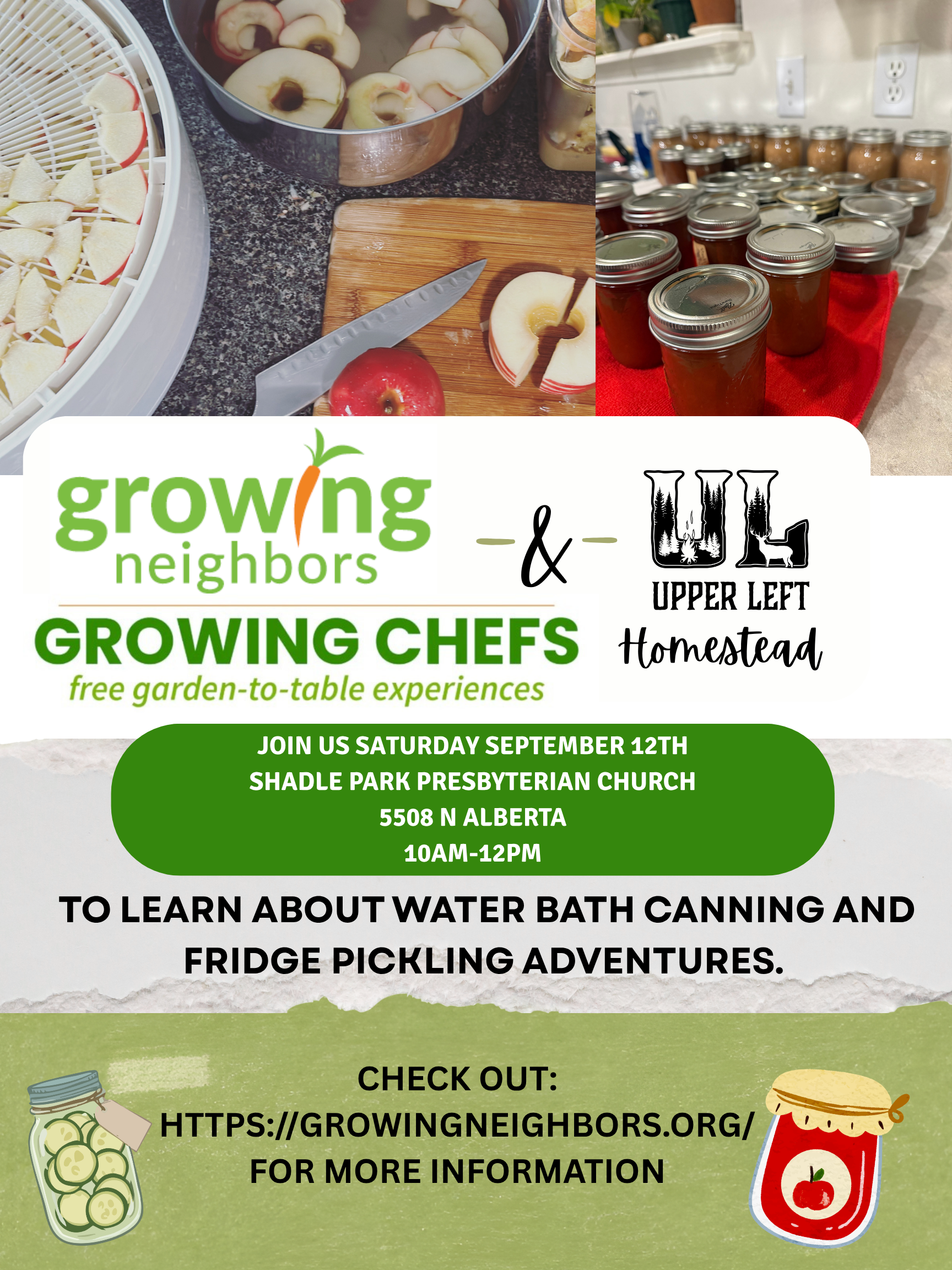 Growing Chefs with Upper Left