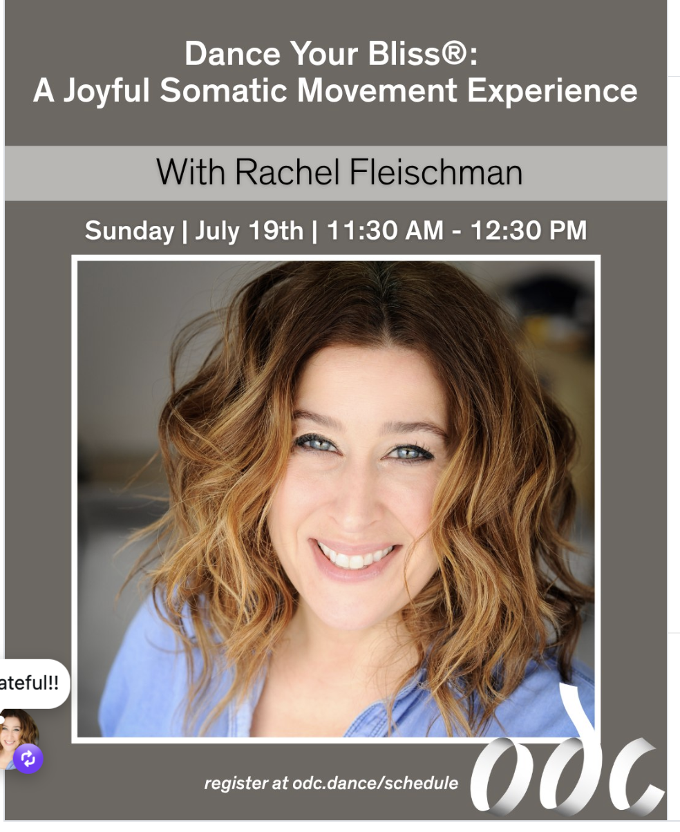 Dance Your Bliss Hybrid Workshop at ODC Dance!
