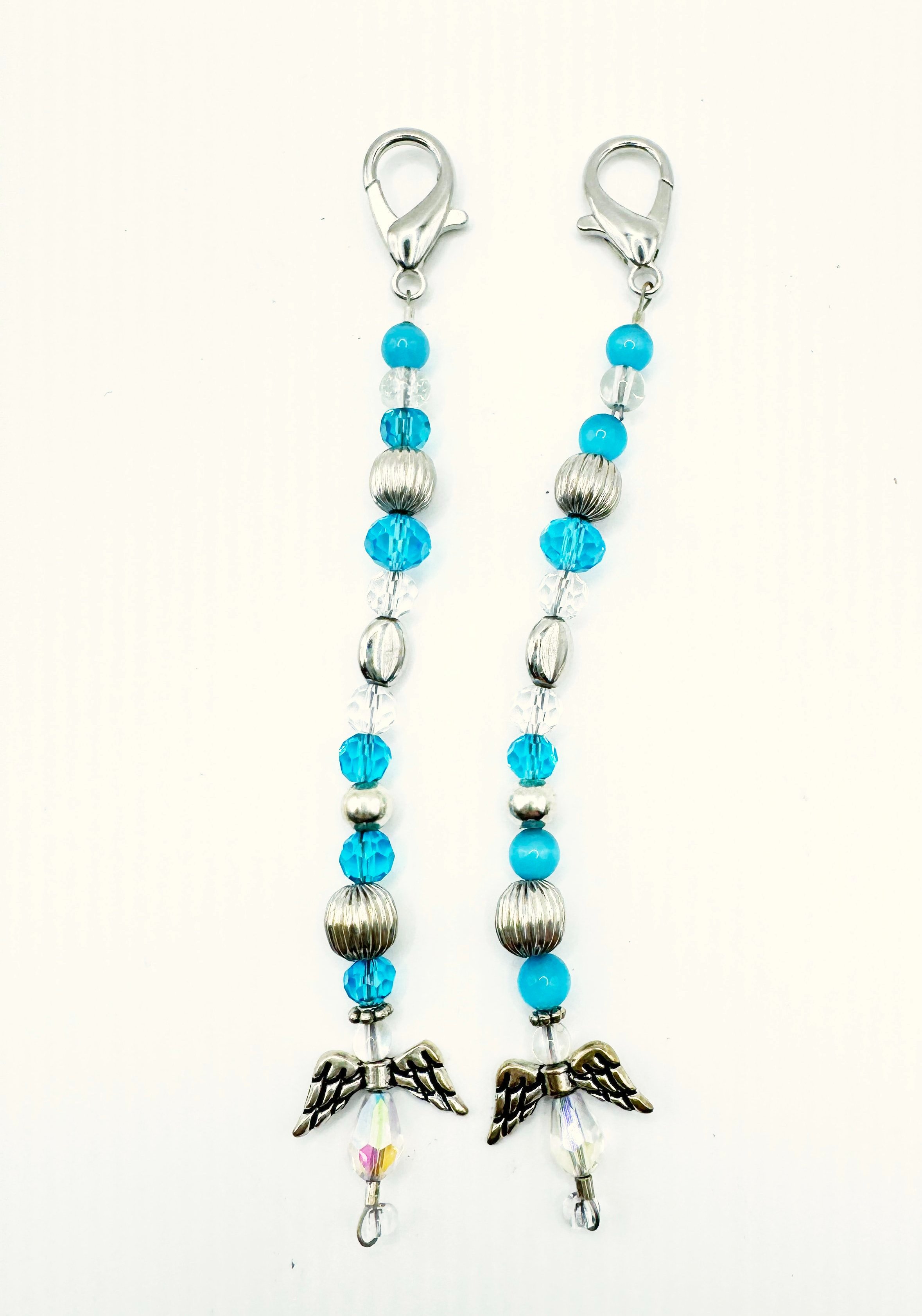 Purse+Charms+with+blue+ans+silver+beads+and+angel+charm+C.jpg