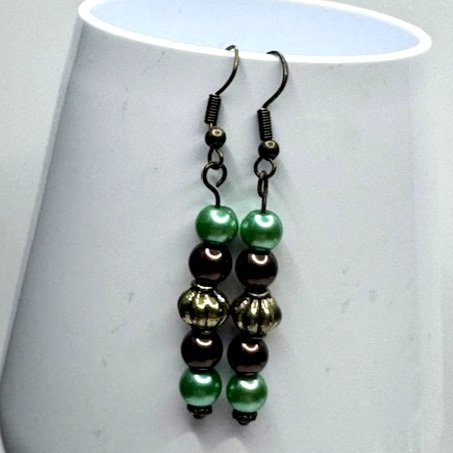 Dangle+earring+with+green%2C+brown%2C+and+gold+accent+beads+3.jpg