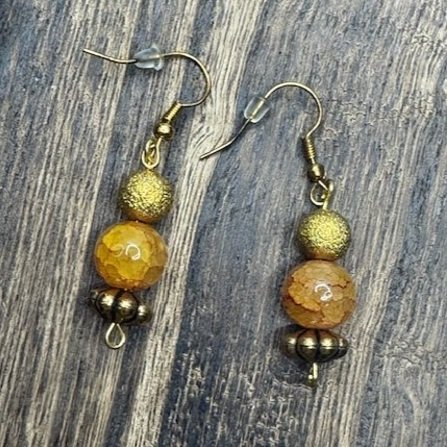 Orange+and+textured+gold+earrings+2.jpg