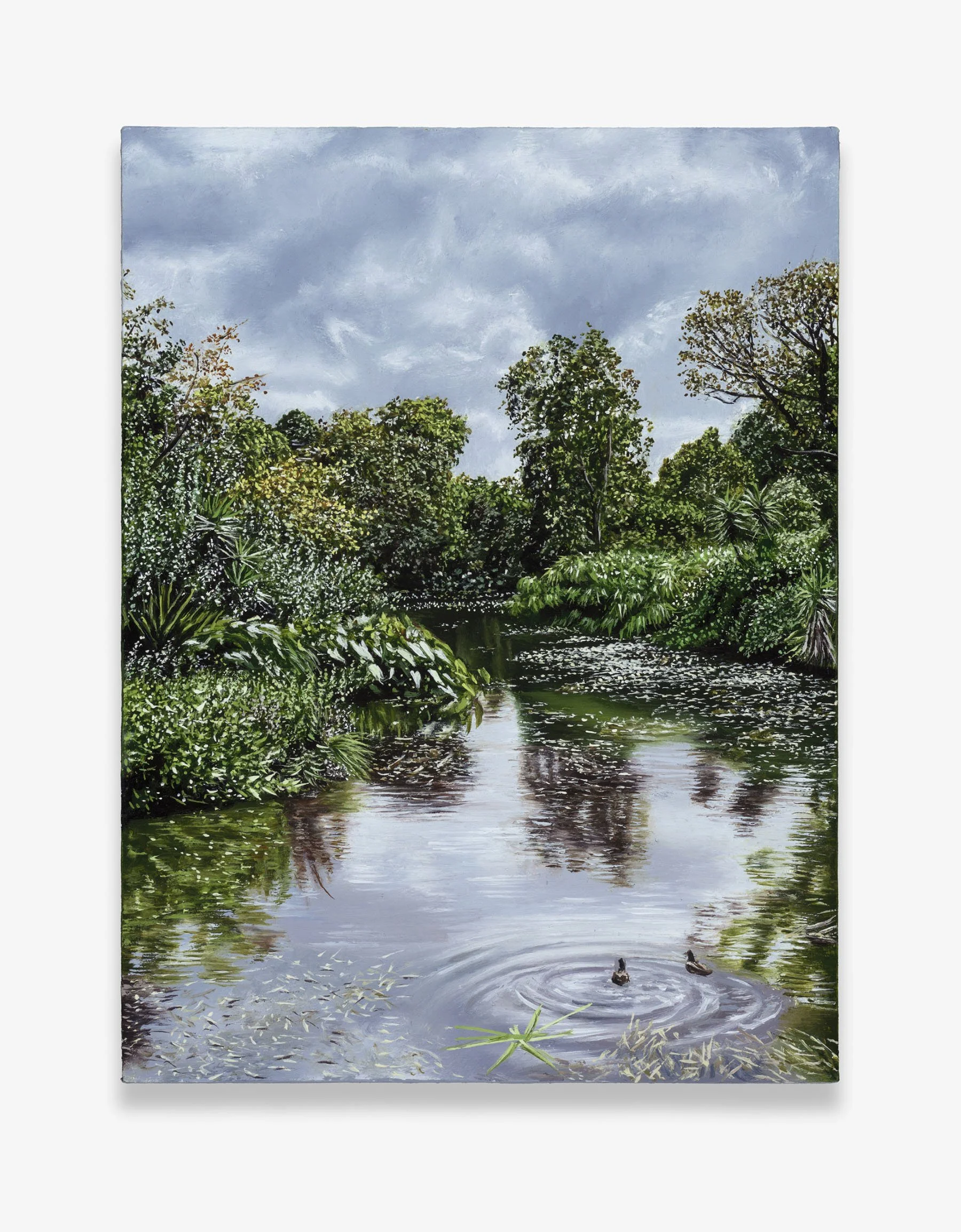 Drift (2024) oil on wood panel, 8 x 6cm