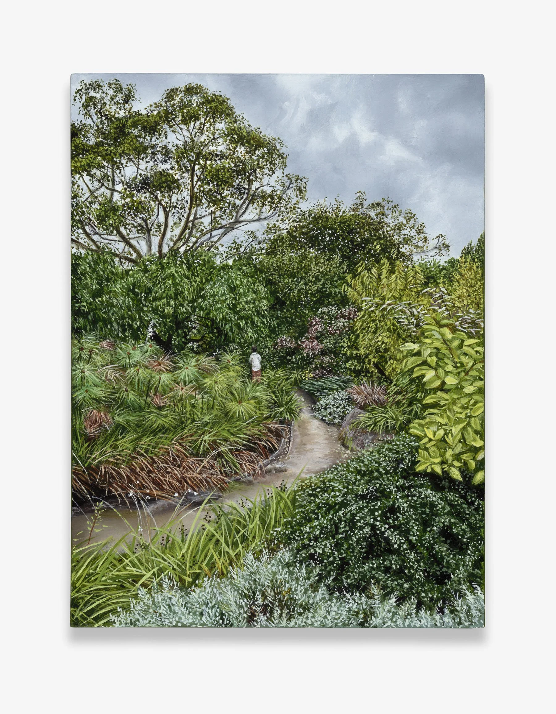 Murmur (2024) oil on wood panel, 8 x 6cm