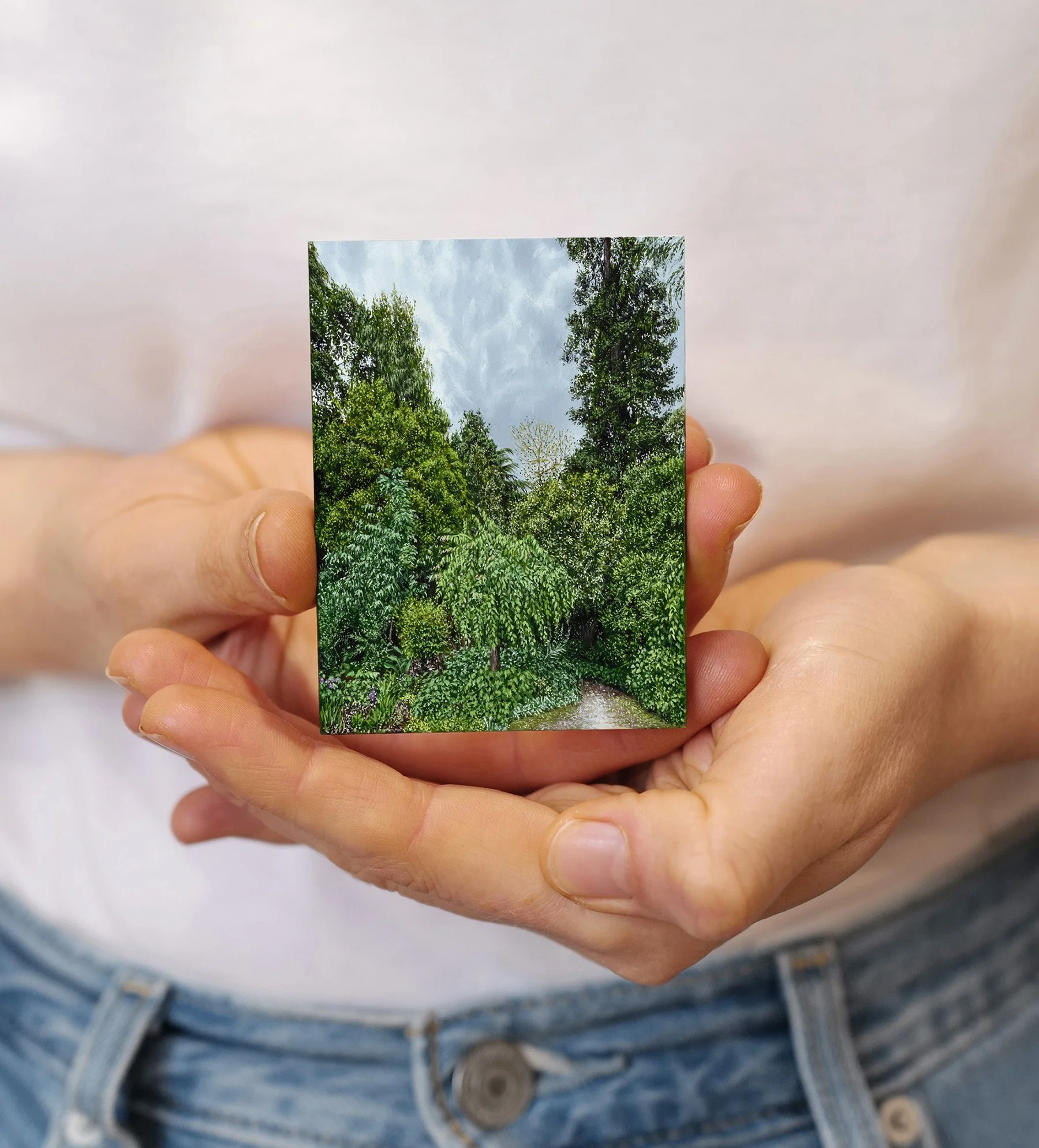 Dapple (2025) oil on wood panel, 8 x 6cm