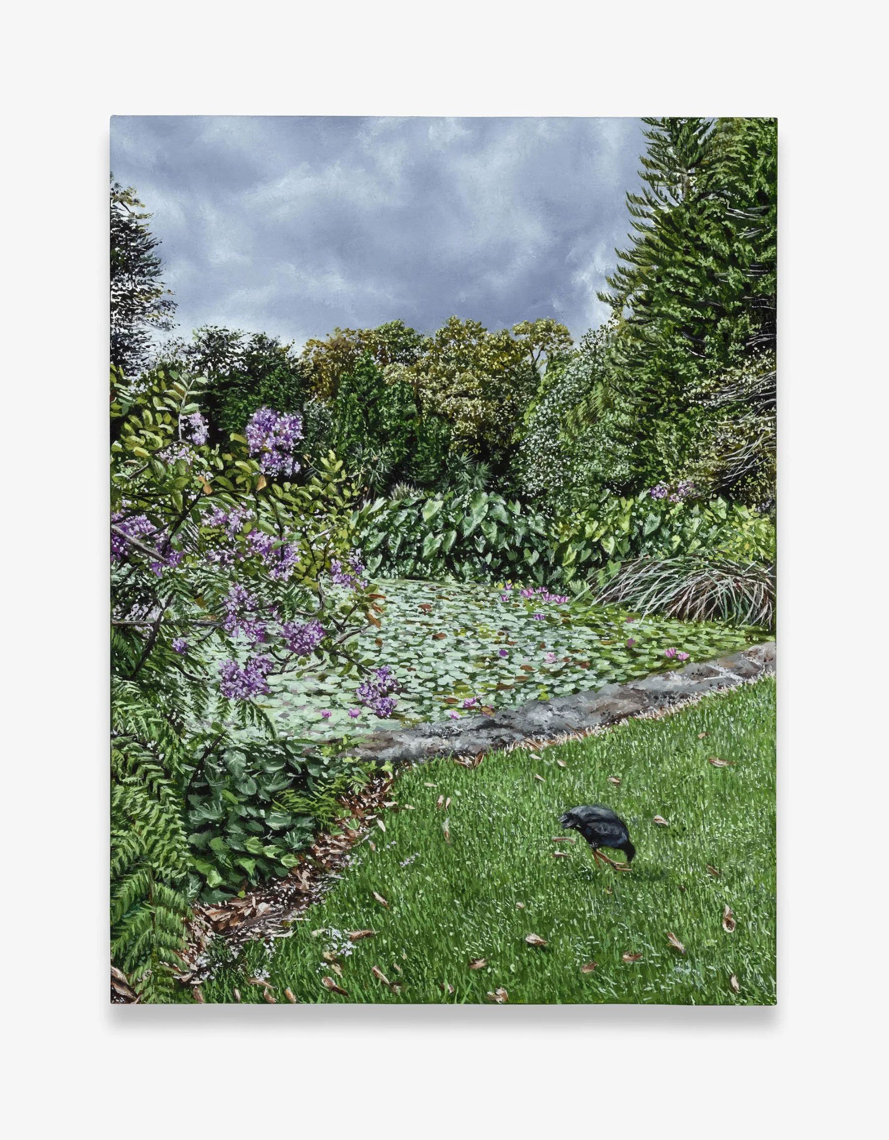 Nest (2024) oil on wood panel, 8 x 6cm