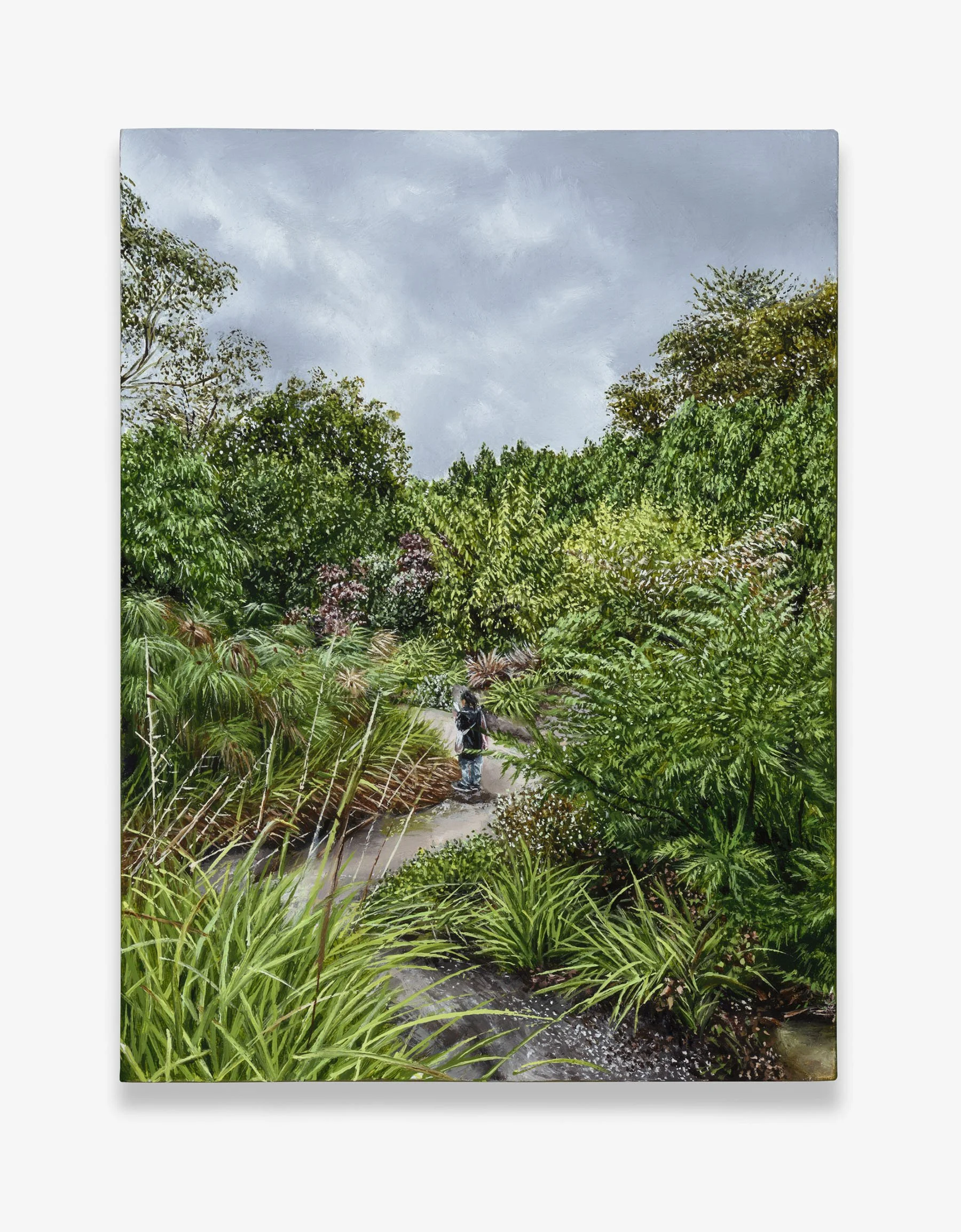 Cradle (2024) oil on wood panel, 8 x 6cm