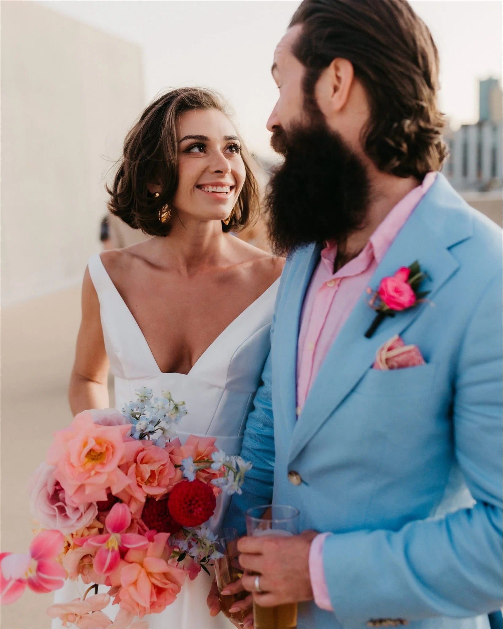 We love an unexpected colour palette.
A &amp; J.

@thecalilehotel 
@_stories_by_ash
