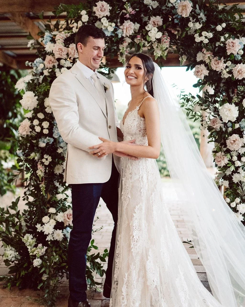 A floral garden arch dream for Jacqueline &amp; Grant.

@brendan_back