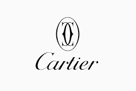 Cartier logo featuring a double C monogram above the brand name.