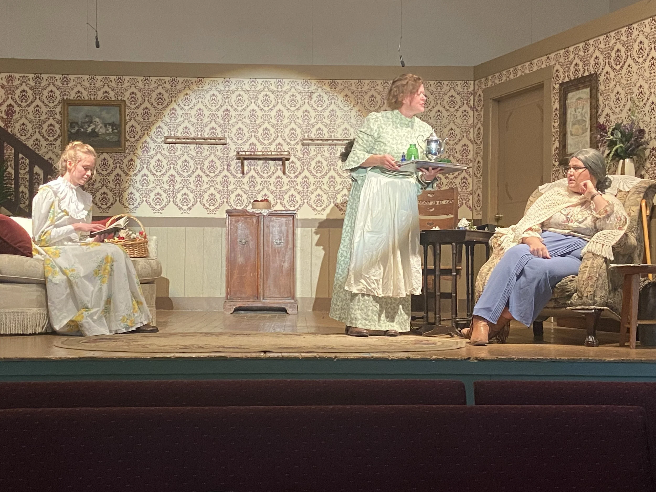 Town and Country Players Entertain Maupin Daze Crowds with "Treachery at Cartilage Creek"