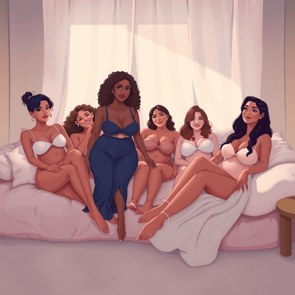 Pelvic floor-friendly boudoir: comfort-first posing