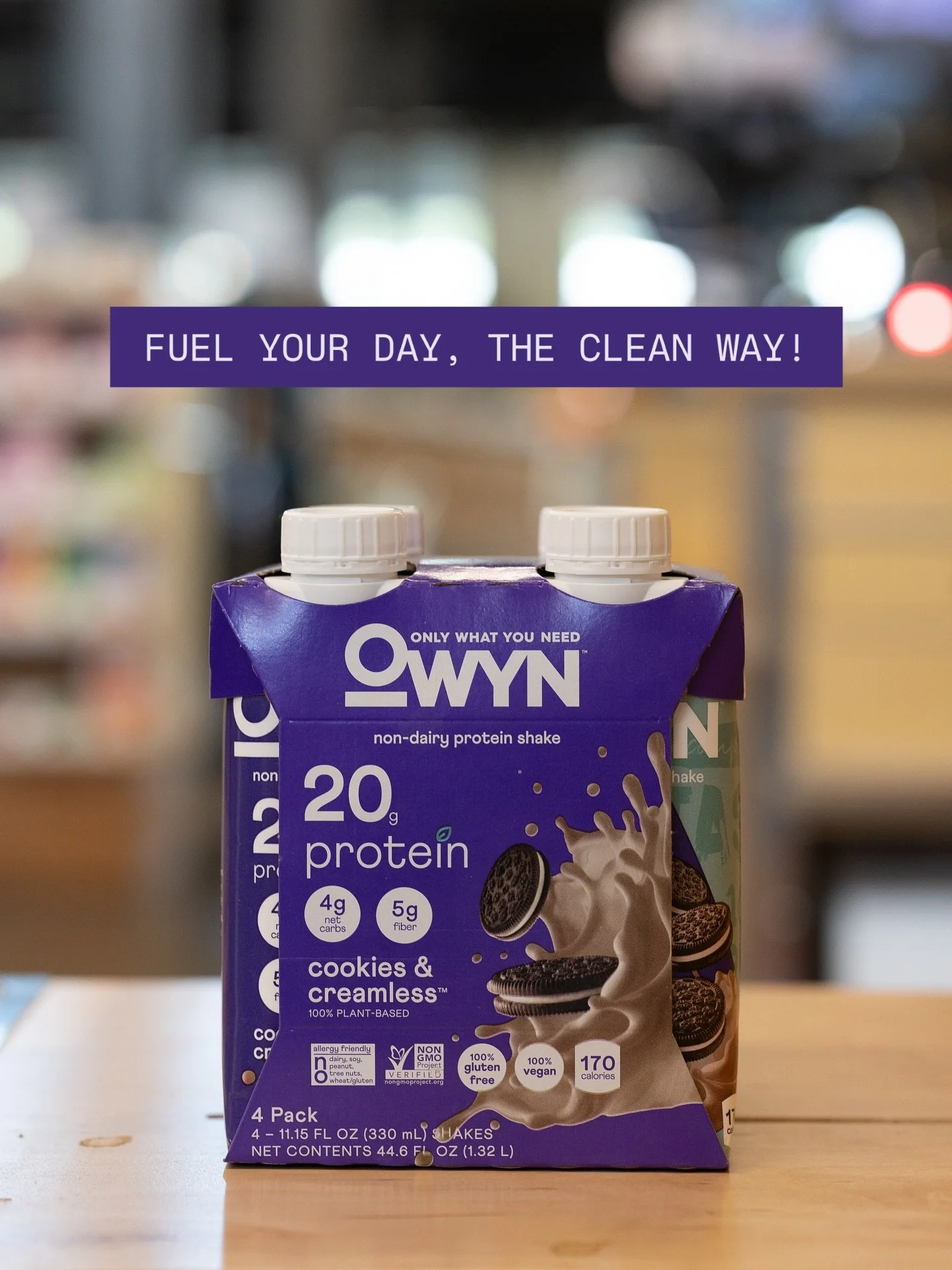 💪 Sip smarter this week with OWYN Only What You Need Protein Drinks - now just $6.99!

4-pack / 11.15 oz in Chocolate, Vanilla, Salted Caramel, and No Nut Butter Cup
Offer valid through 8/14/2025 🛒

Loyalty Member Pricing:

	&bull;	🏆 Platinum: $5.