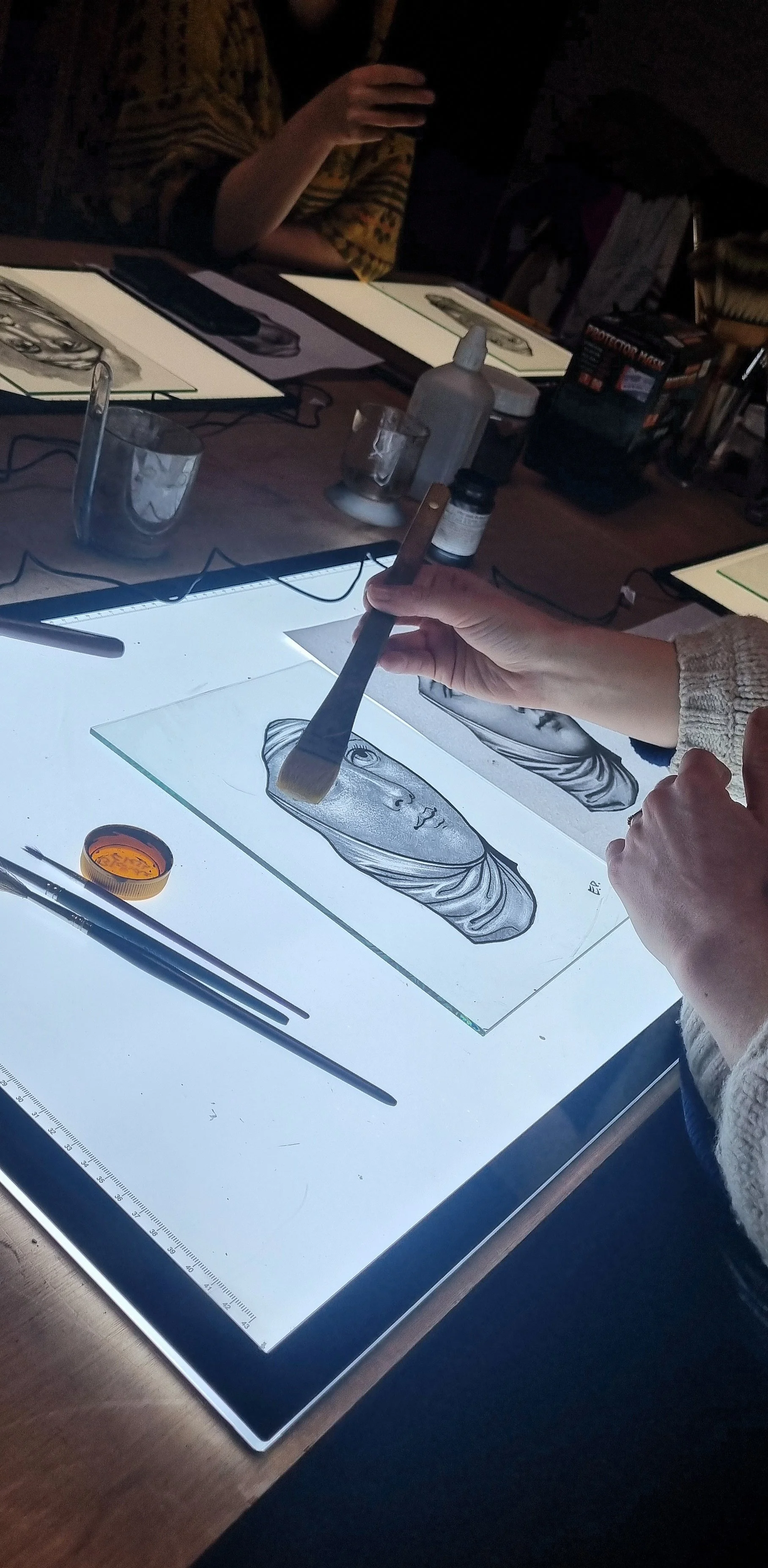 Introduction to Glass Painting - Tuesdays, 4 weeks, Beginning June 2nd