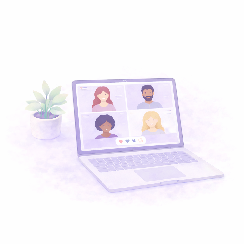 Private online community with people who understand