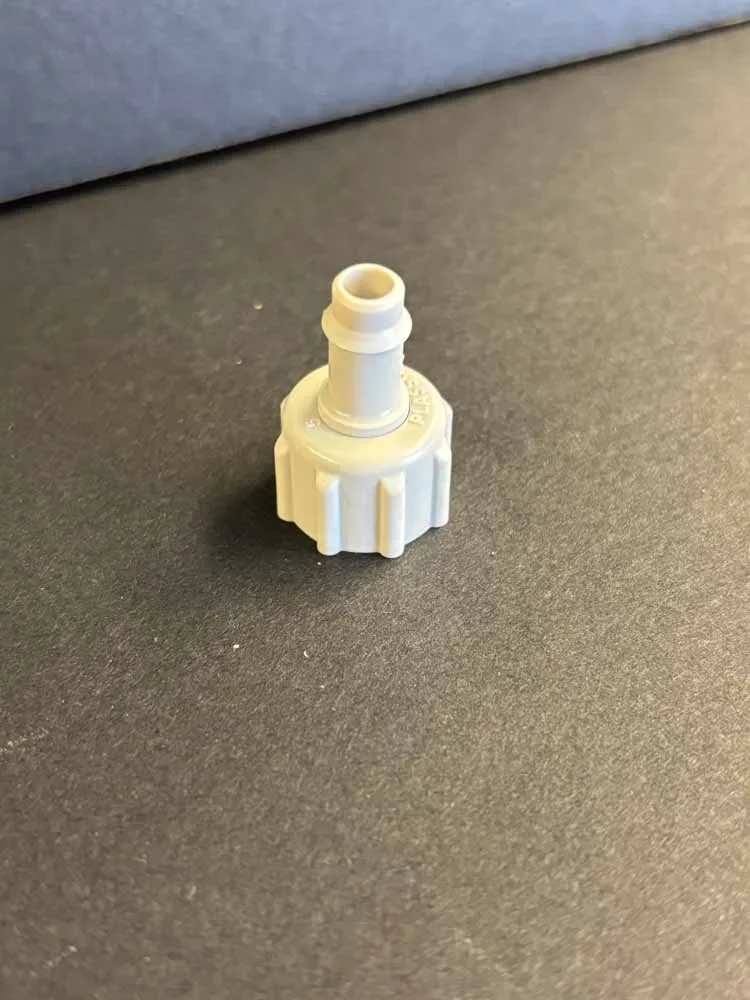 Plasson 1/4" Plastic Union (Single Barb)