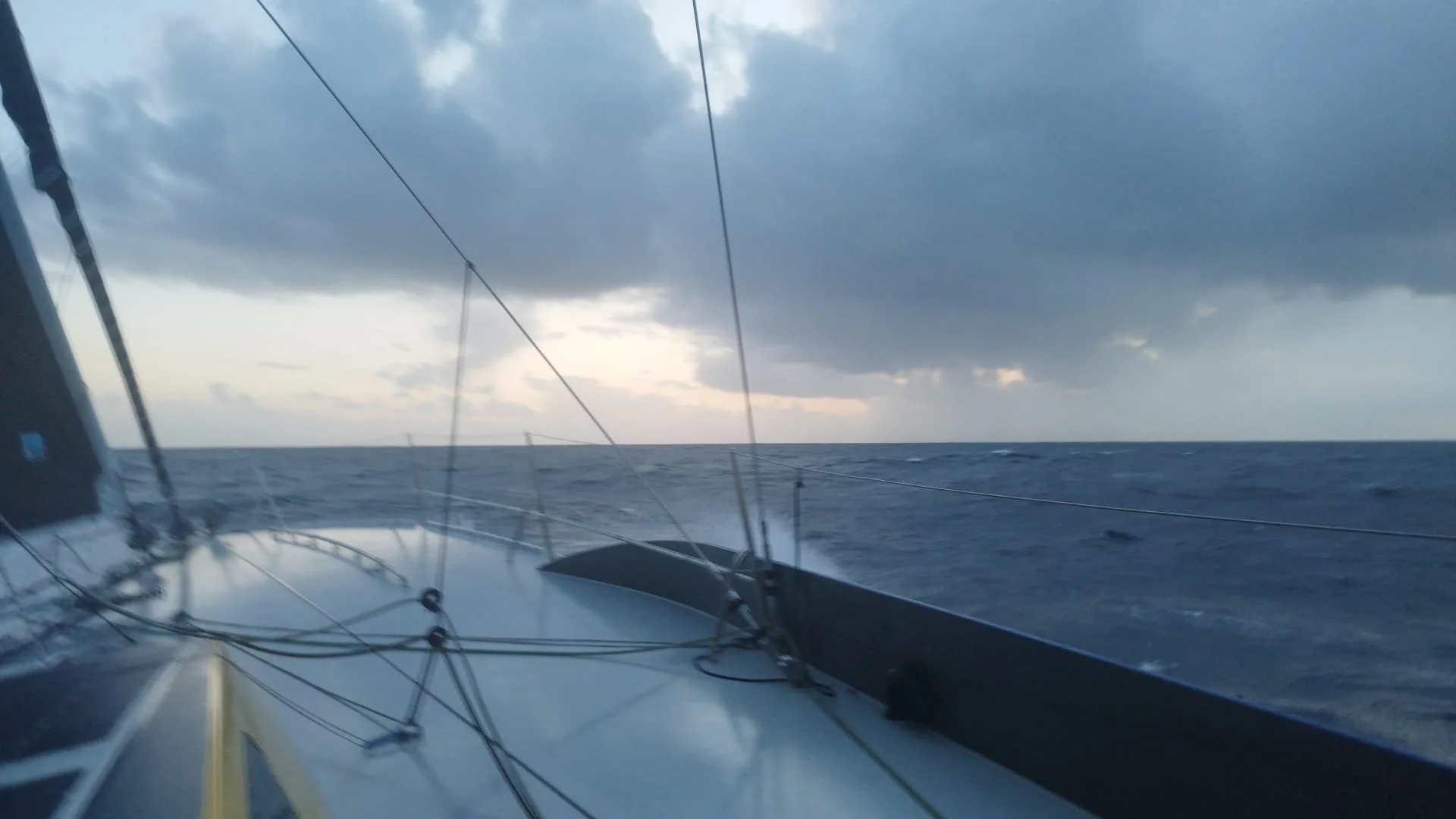 Mauvaise mer au large de l’Espagne