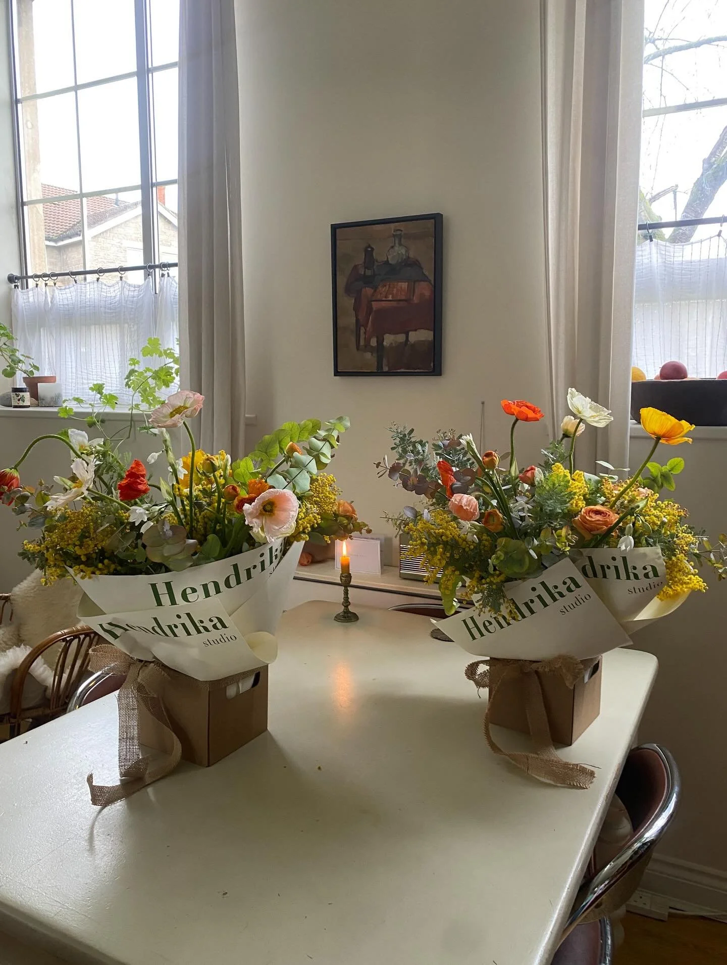 Feels good to have my hands on some flowers after an unusually busy start to the year. P.S. Mimosa is here 💛