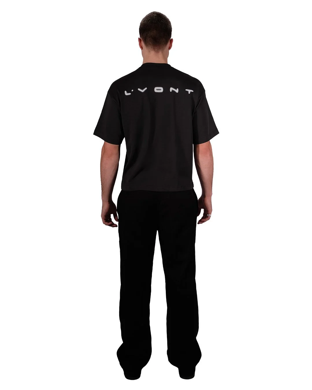 L'VONT Graphic T-shirt - Washed Black