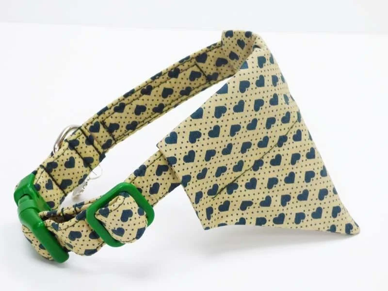 Love Me Beige - Dog Collar Bandana 