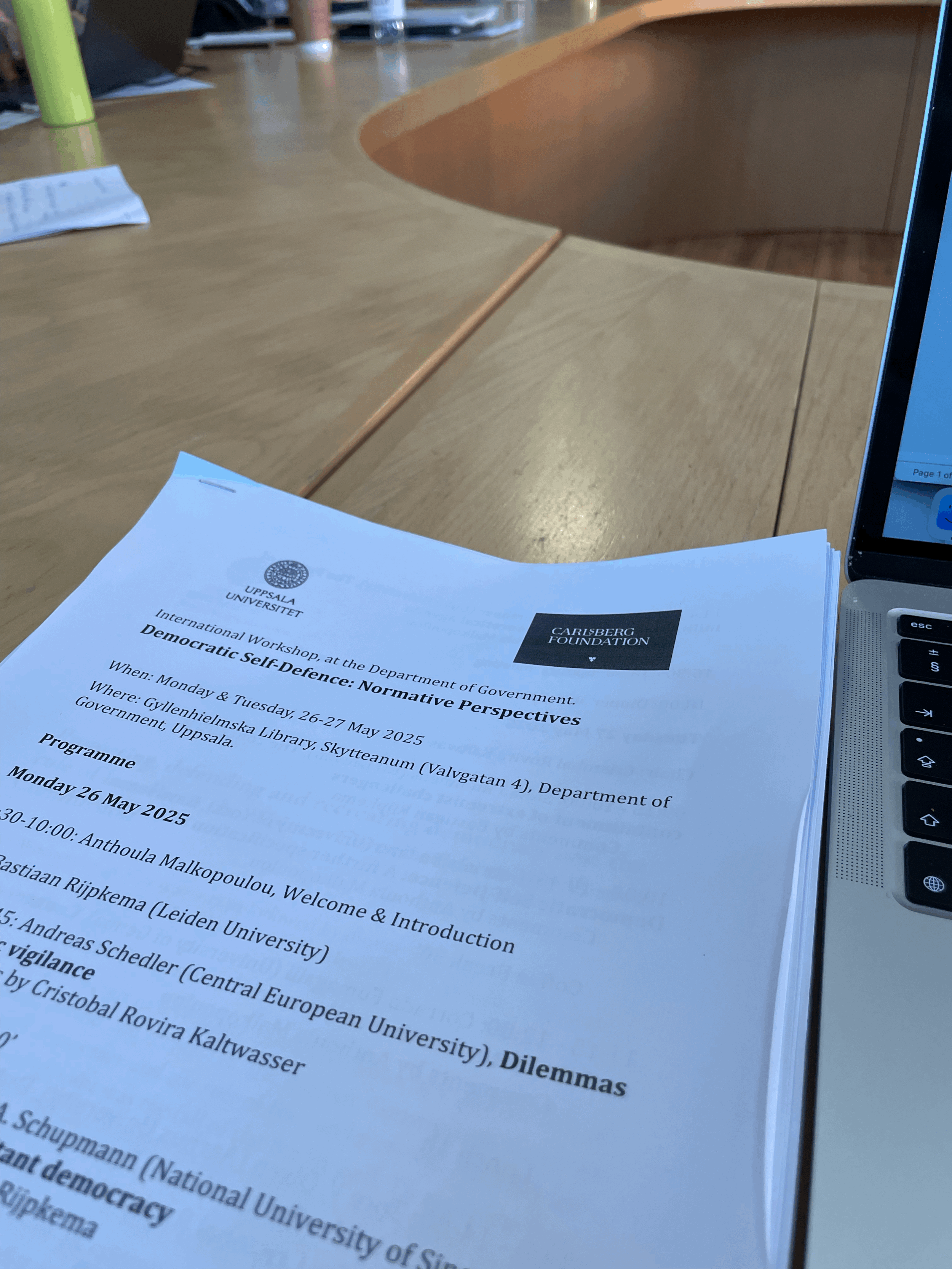 Work-in-progress: Handbook of Democratic Self-Defence