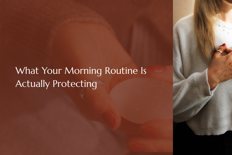 What Your Morning Routine Is Actually Protecting