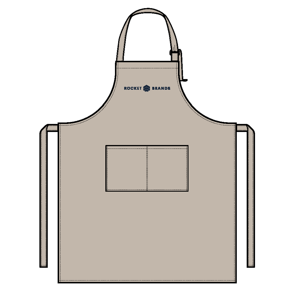 Rocket Brands Apron - Khaki