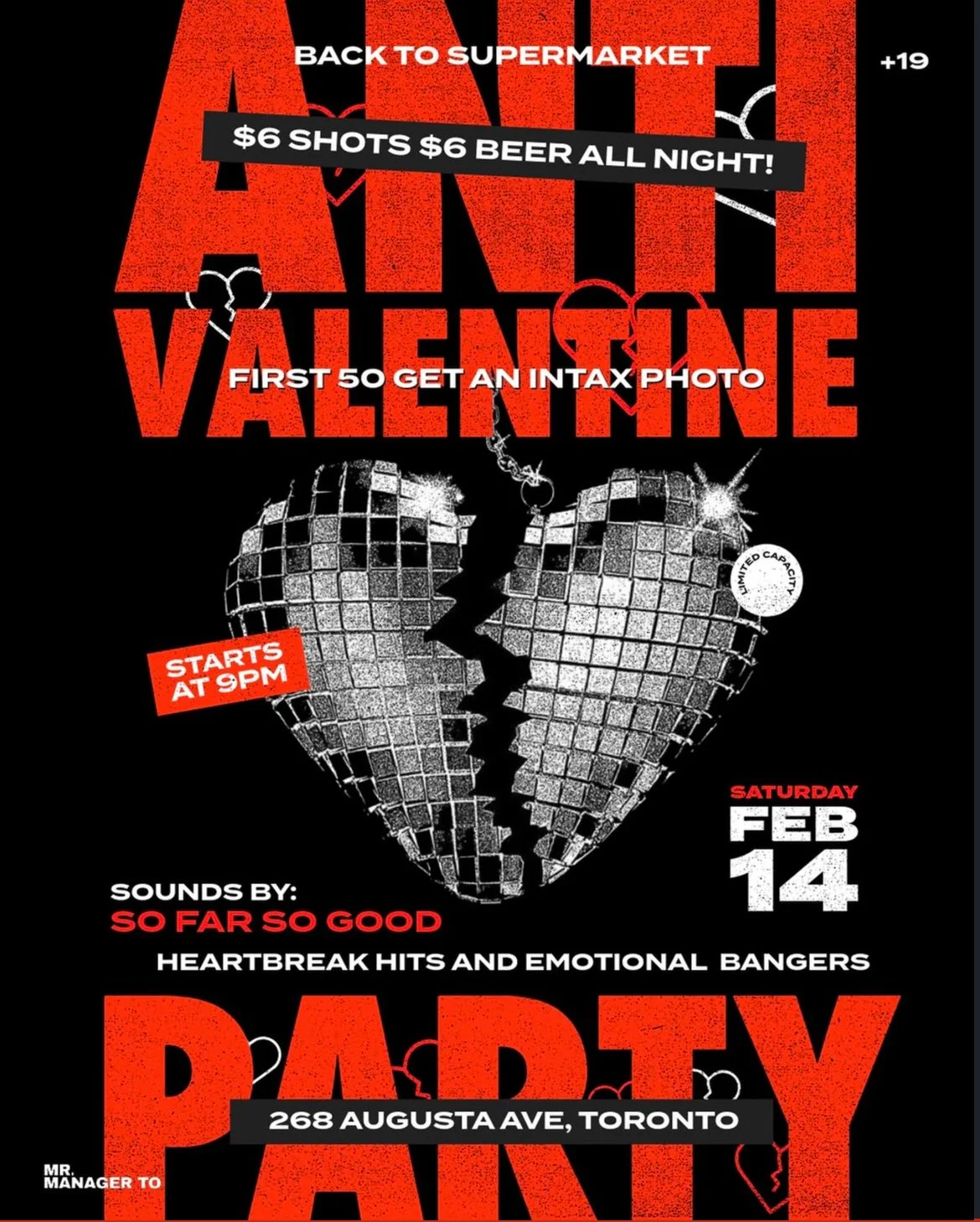 Anti-Valentine at Supermarket