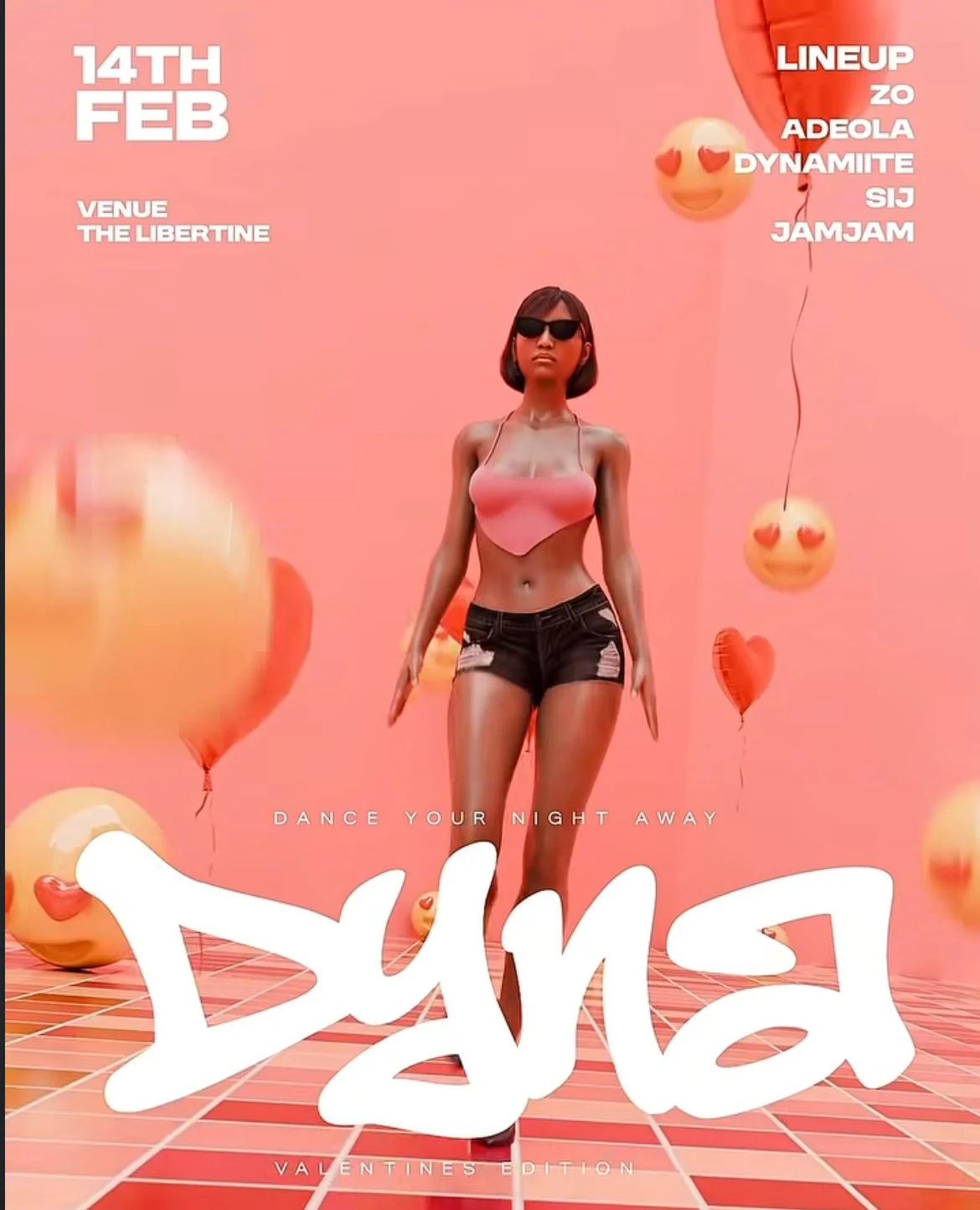 DYNA (DANCE YOUR NIGHT AWAY) - VALENTINES EDITION.