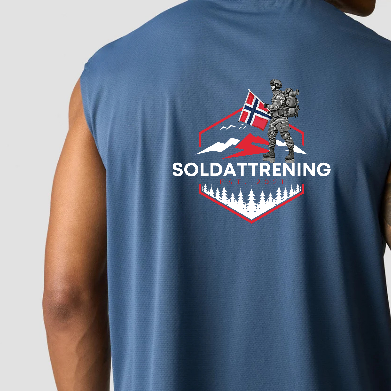 ICIW x Soldattrening Tank Twilight Blue