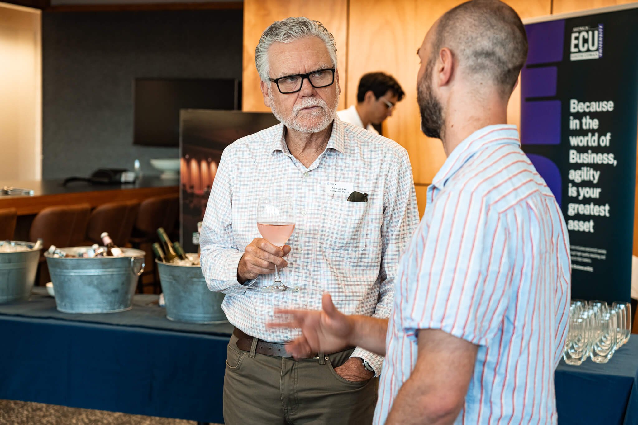 Professional event photography for the launch of SMEC AI