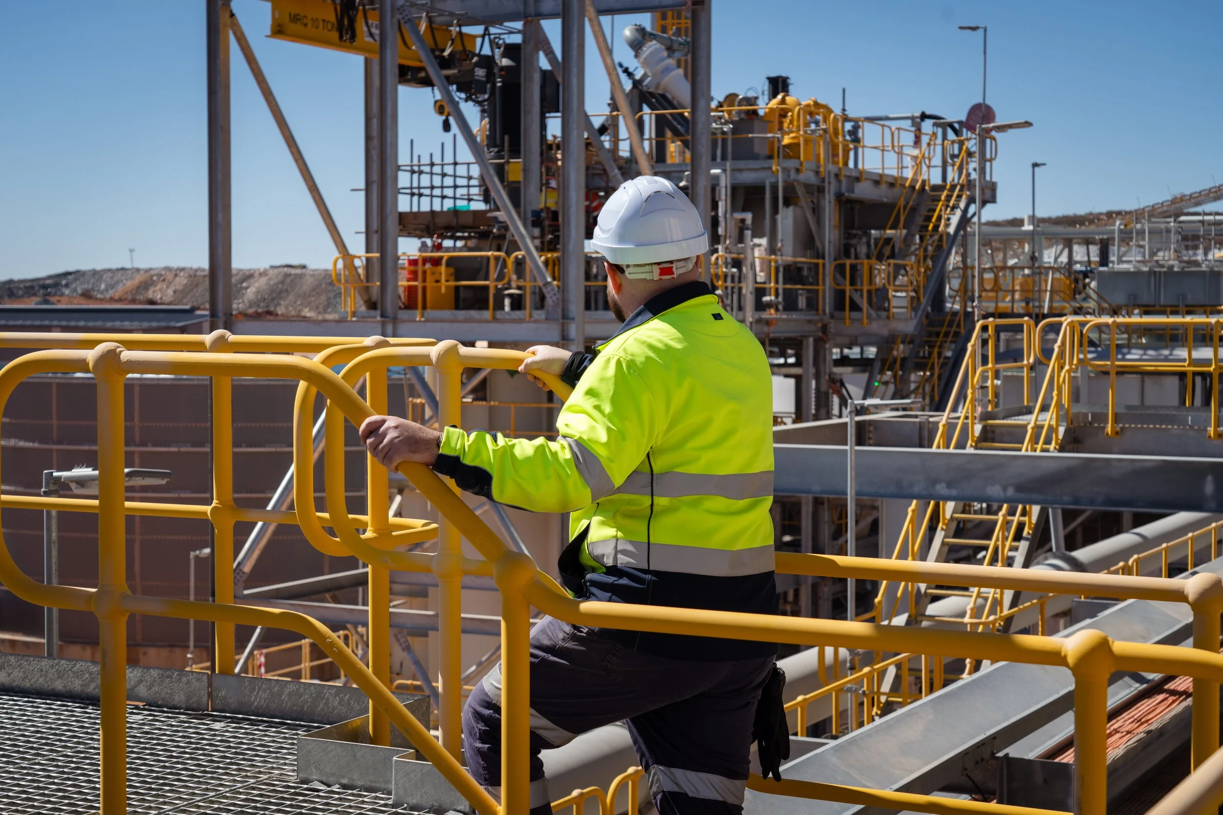 Mining worker participating in operations at Liontown