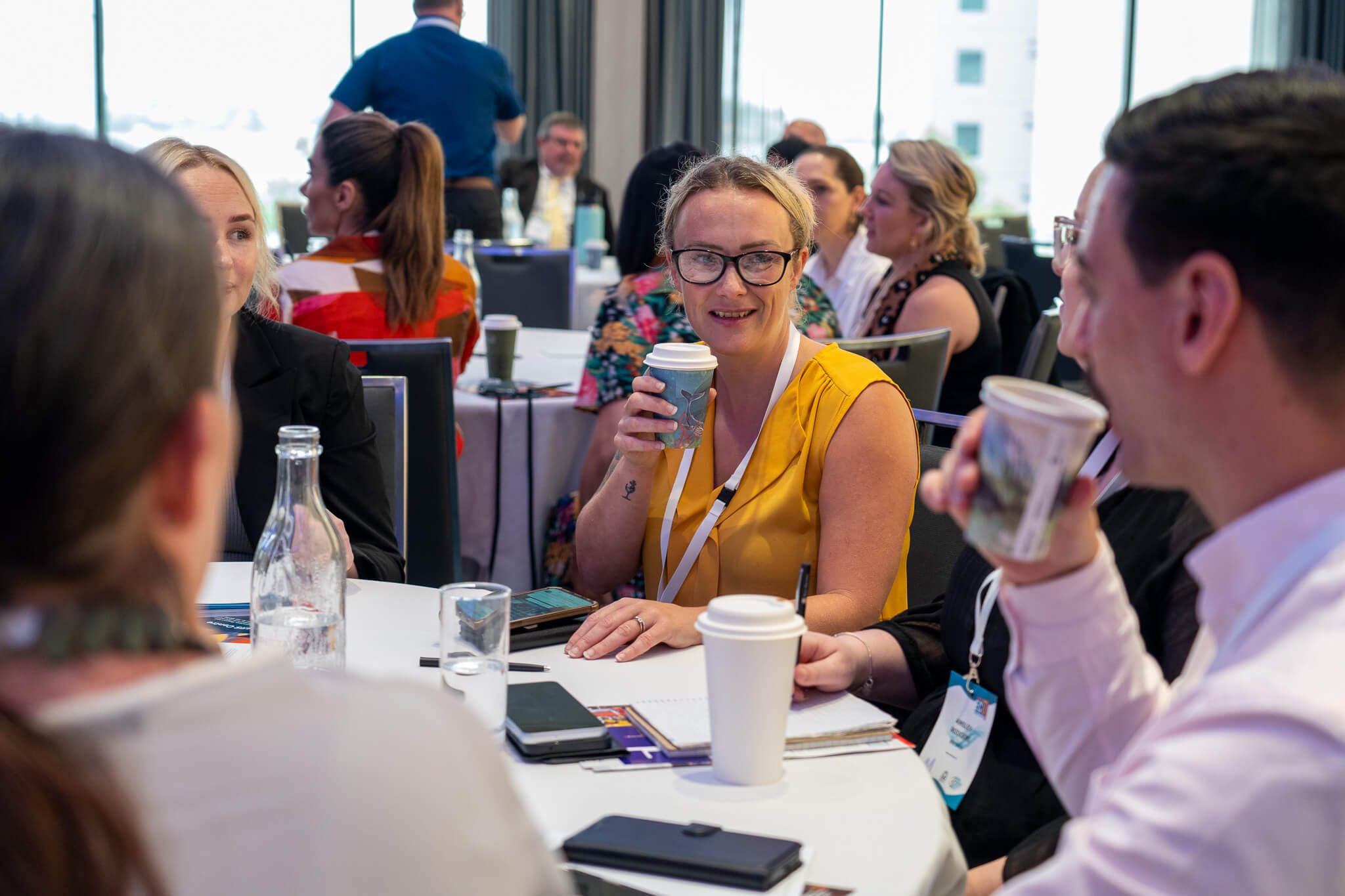 Corporate event photography coverage of the ECU MARS Centre Research Showcase.