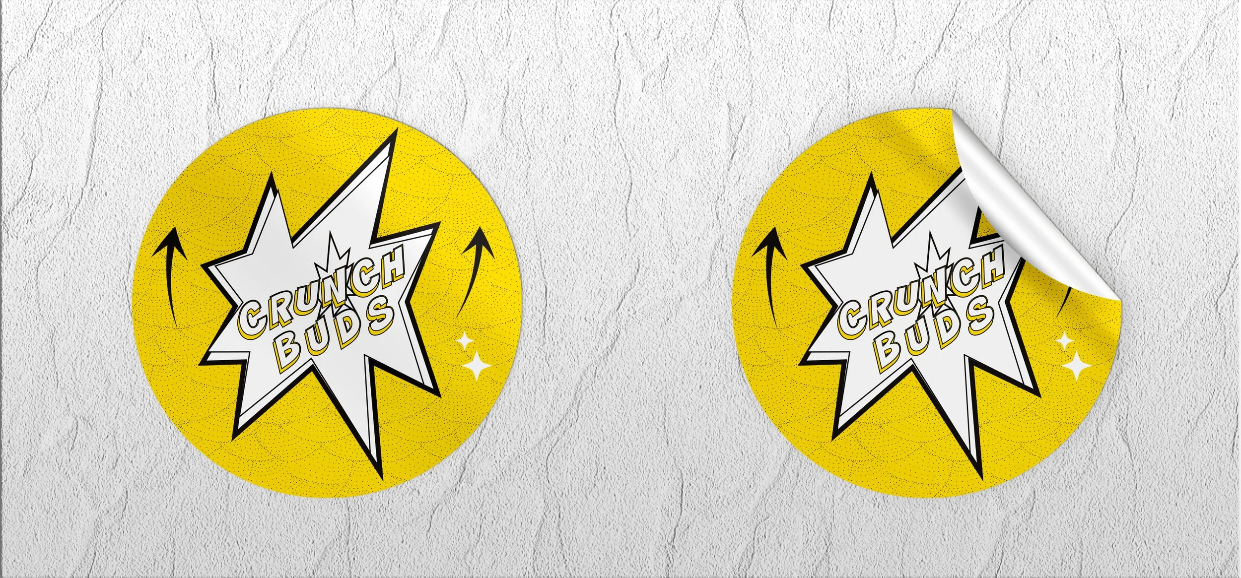 Crunch Buds In-Store Floor Stickers