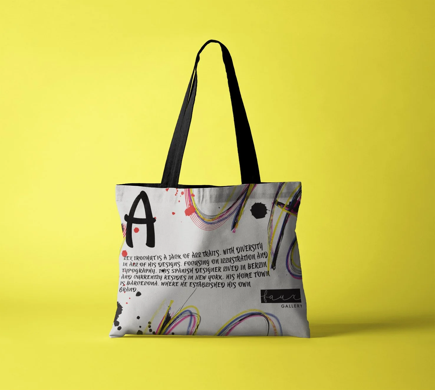 Tote Design Inspired By Alex Trochut