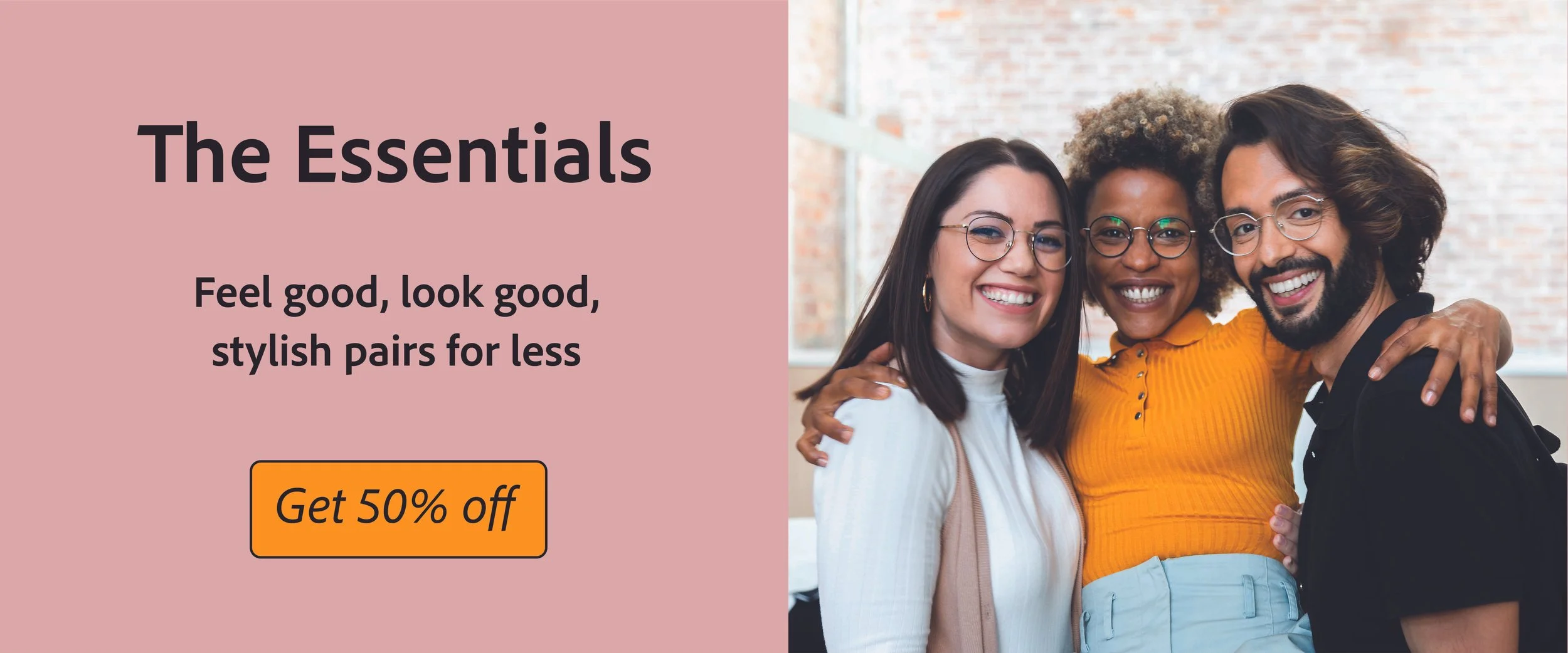 Glasses: The Essentials Web Banner