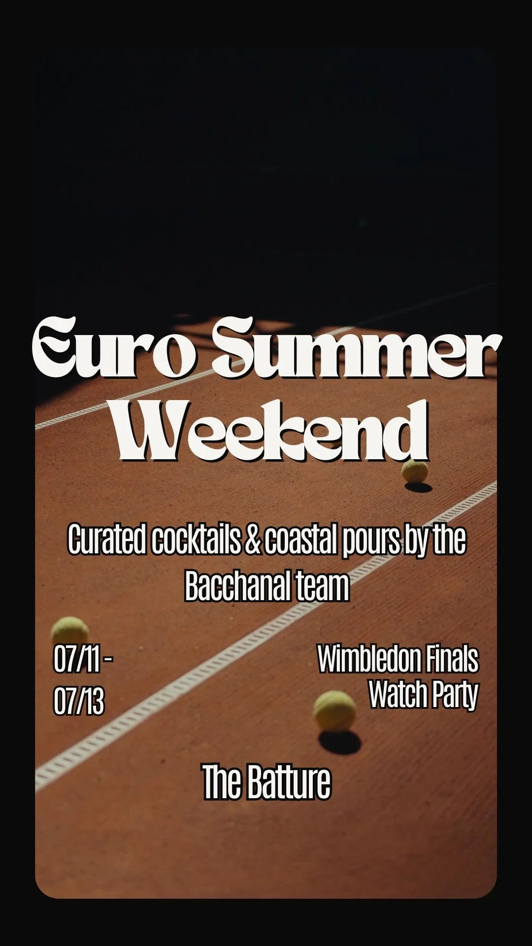 Euro Summer at the Batture