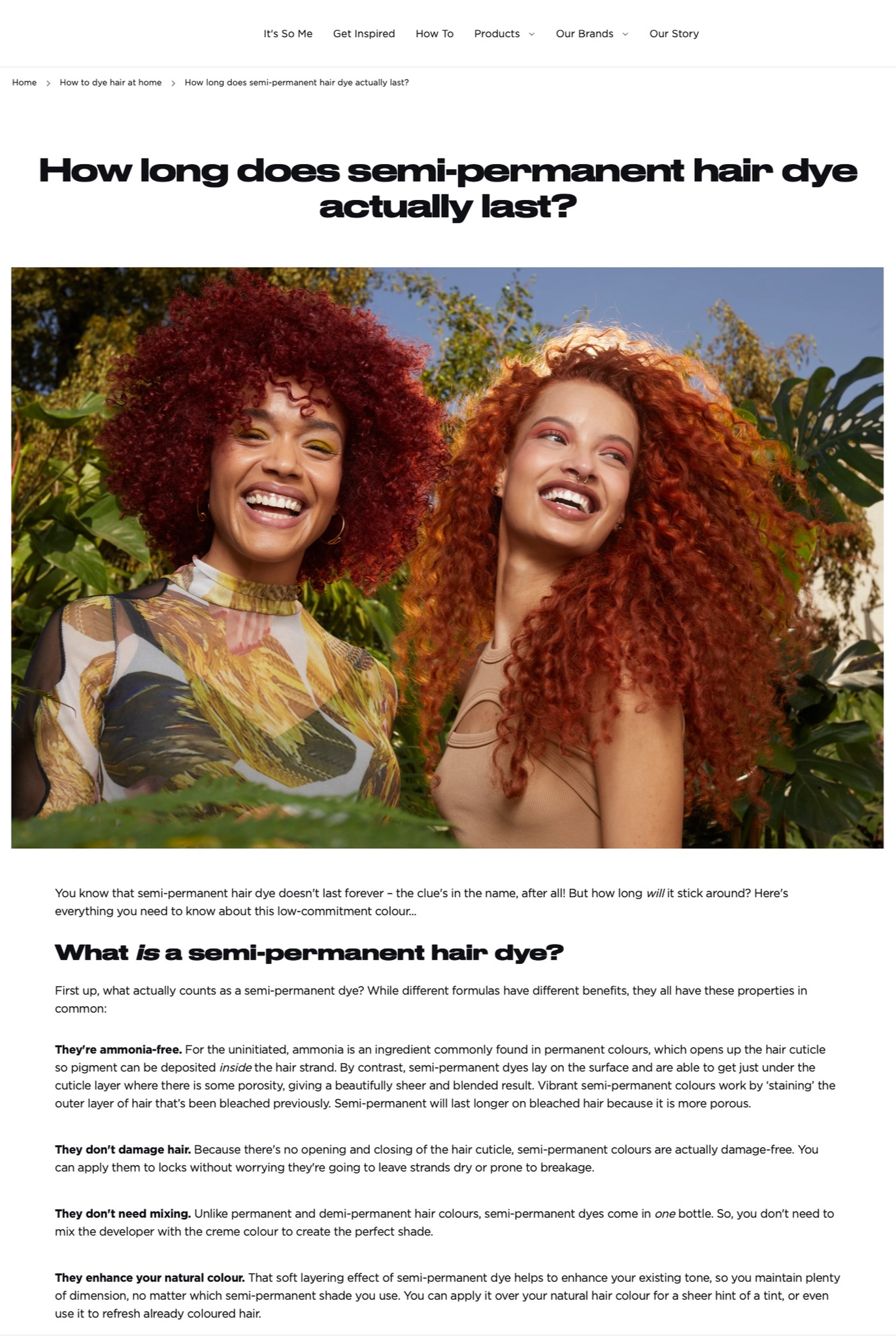 BLOG: HOW LONG DOES SEMI-PERMANENT HAIR DYE LAST?