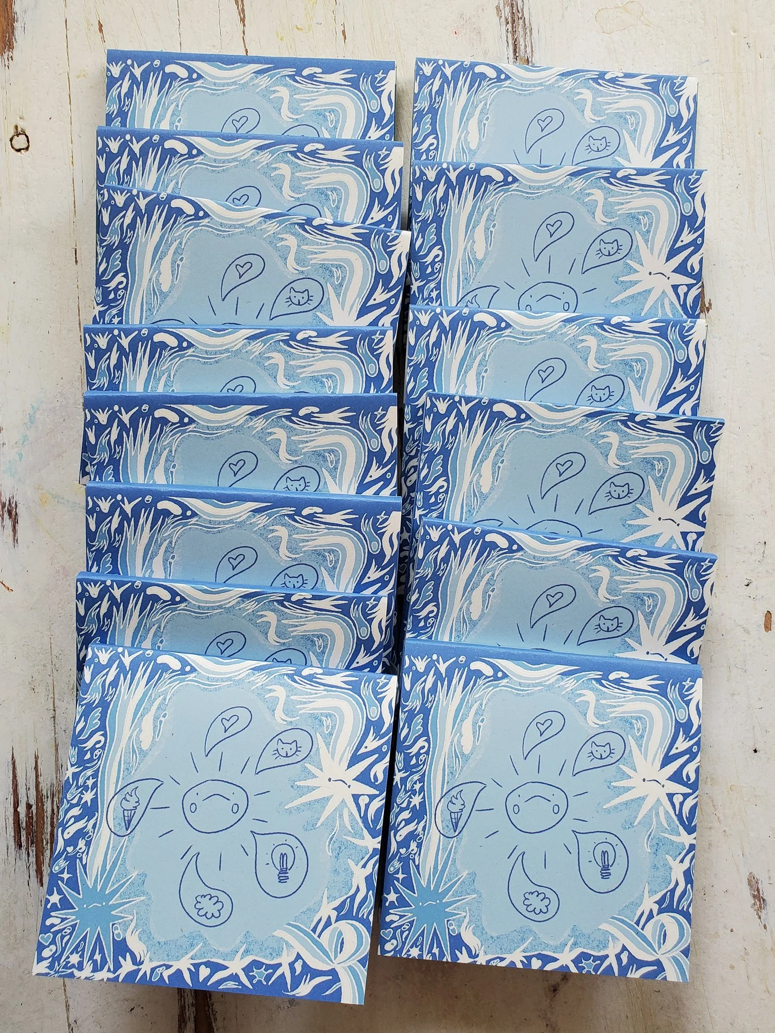 Bloc-note - Bleu