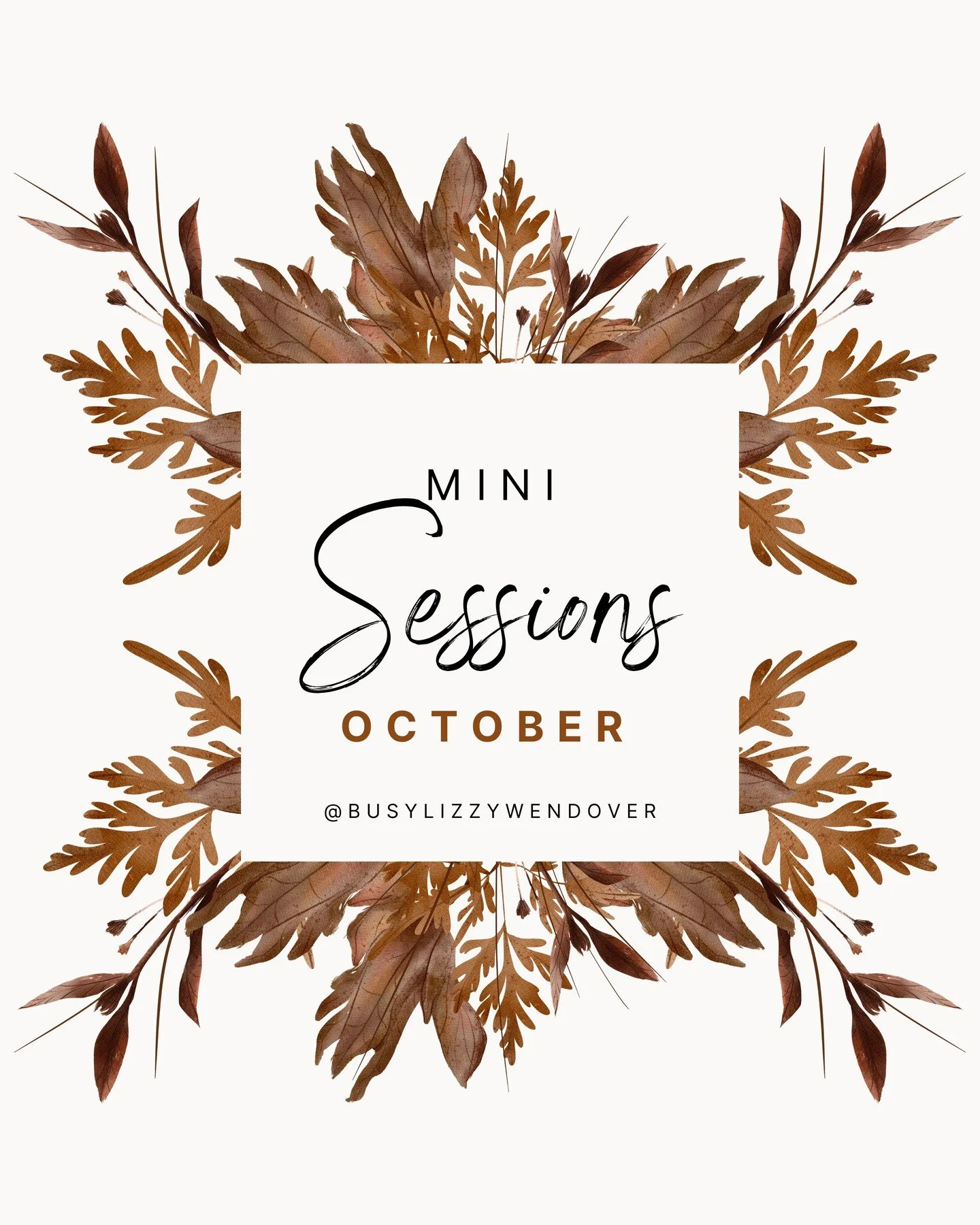 🍂 Pumpkin Mini Sessions! 🎃

Hi everyone! I&rsquo;m so excited to invite you to our Pumpkin Mini Sessions for children and siblings at St Anne&rsquo;s Hall, Wendover (HP22 6JG) on Monday, 28th October.

✨ Each 20-minute session includes 5 beautifull