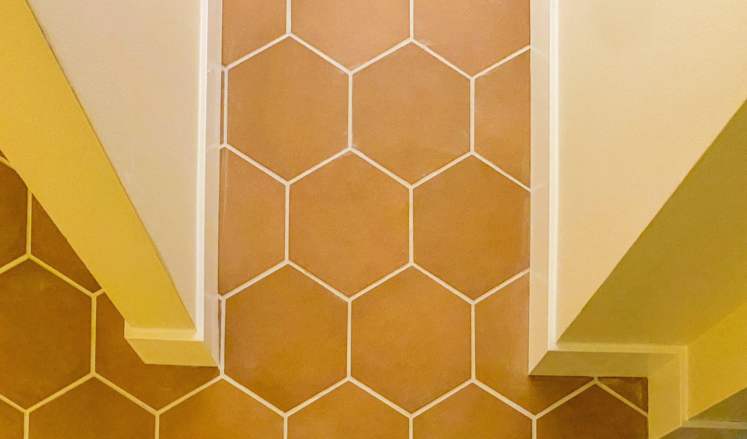 Hexagon Tiled Hallway