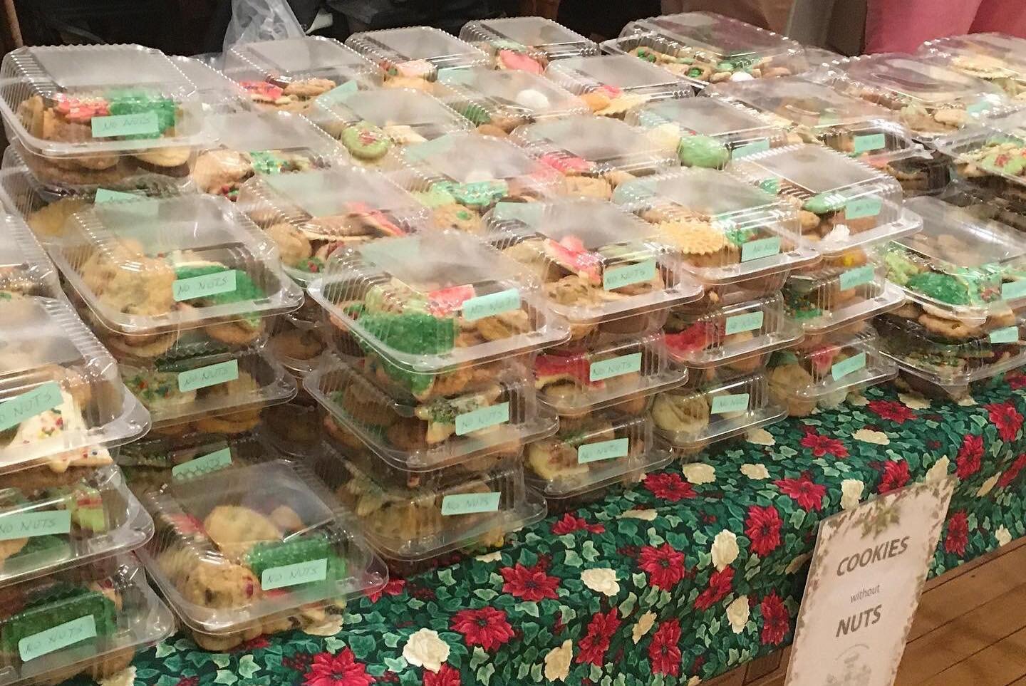 Are you dreaming of homemade Christmas cookies but don&rsquo;t have time to bake? We have you covered! Stop by the Holiday Festival this Saturday Nov 11th from 9:30-3:30 and pick up a box (or 2) of cookies home made by our wonderful volunteers! #shop