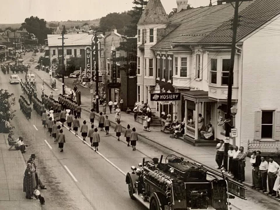 Fireman's Parade in Kutztown in 1950