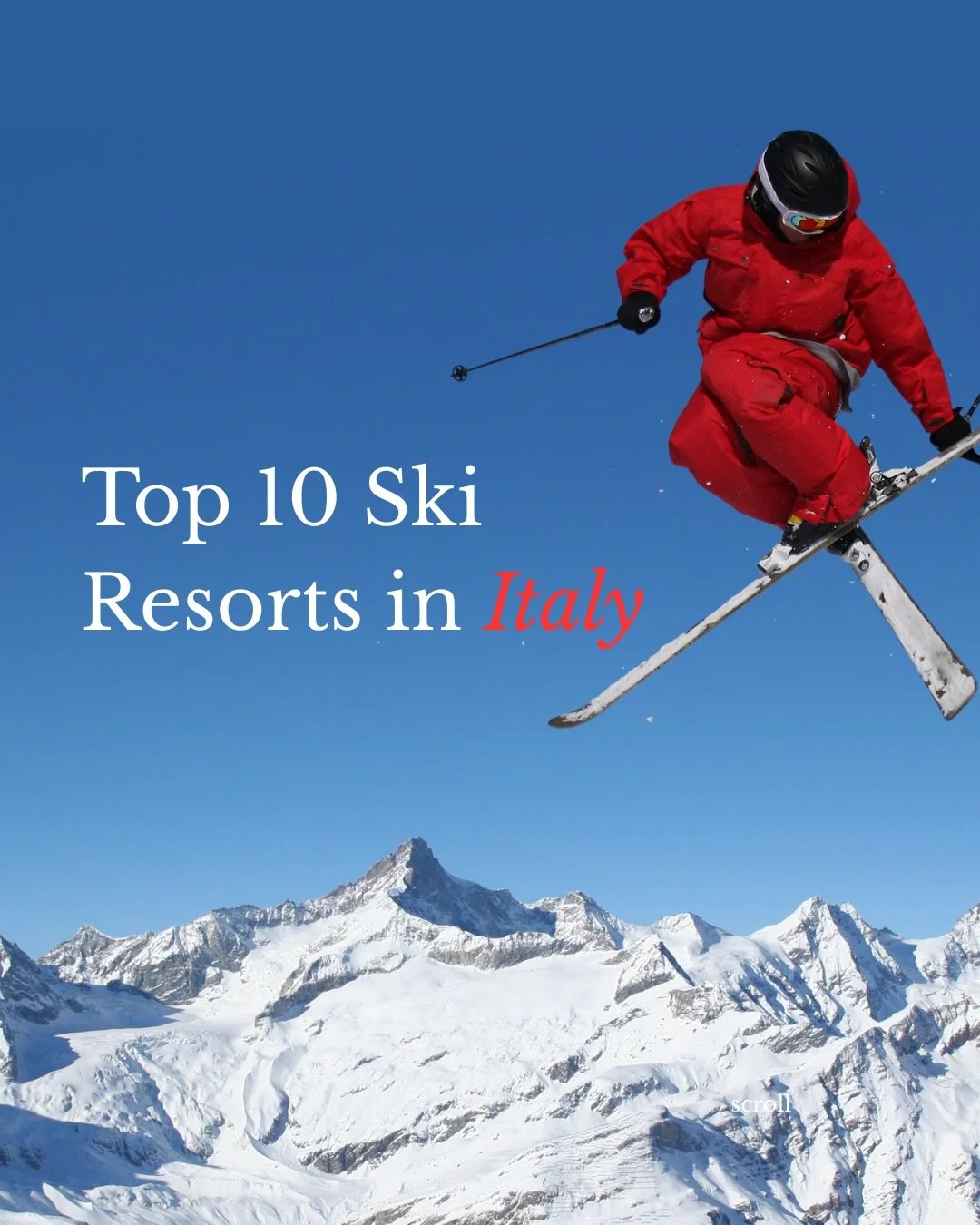 A curated list of the top 10 ski resorts in Italy that are perfect for Europe bound jet-setters.&nbsp;These destinations blend world-class skiing, stunning scenery, luxury, and unique apr&egrave;s-ski experiences 
✈︎ ⛷️🥂&nbsp;&nbsp;&nbsp;&nbsp;
.
.
