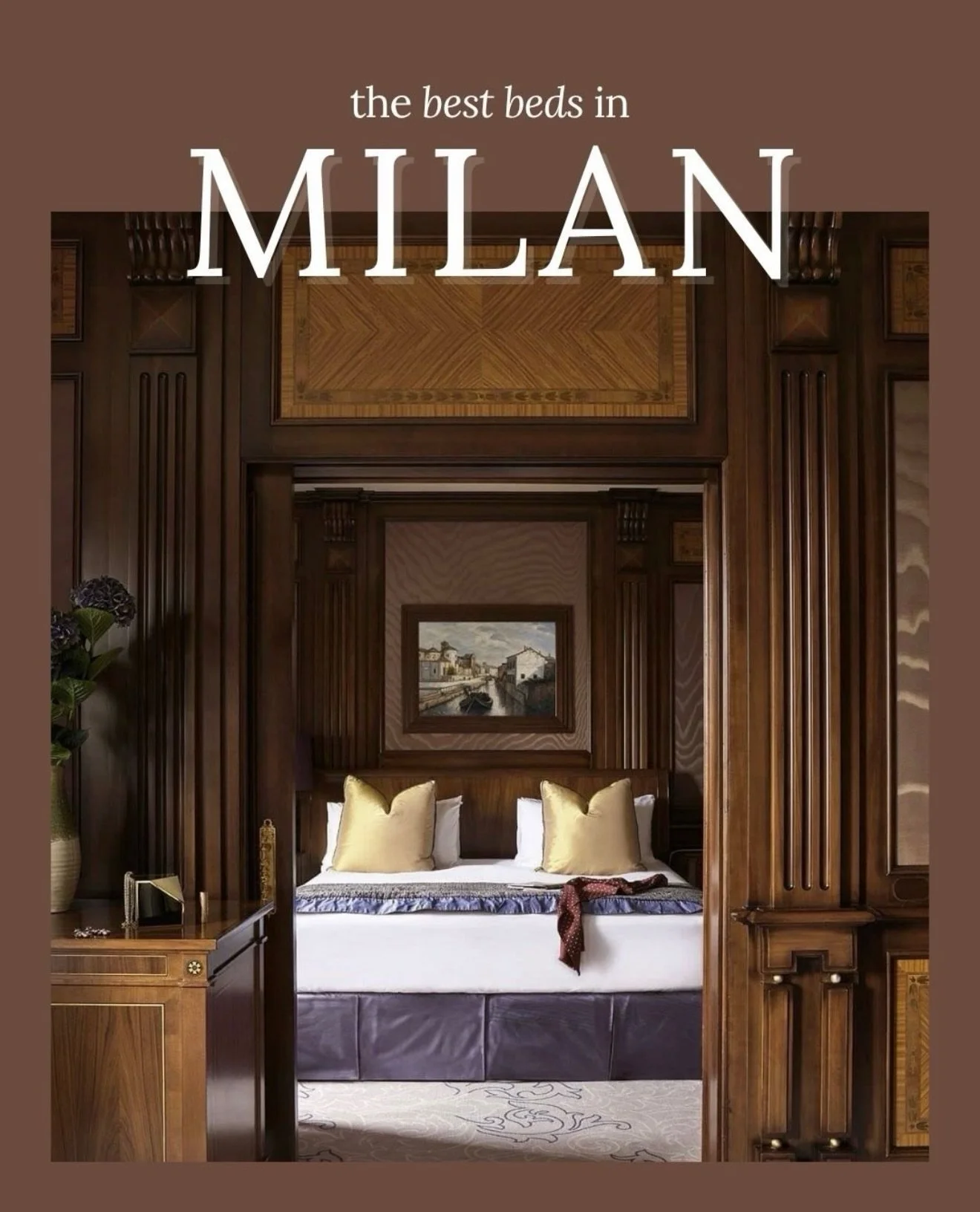 Our sights are set on Milan this week as @ducoitaly gets underway-reminding us why we have such a deep appreciation for the city&rsquo;s hotel scene.

Milan is quietly one of Europe&rsquo;s great stays. The properties on our list run the full spectru