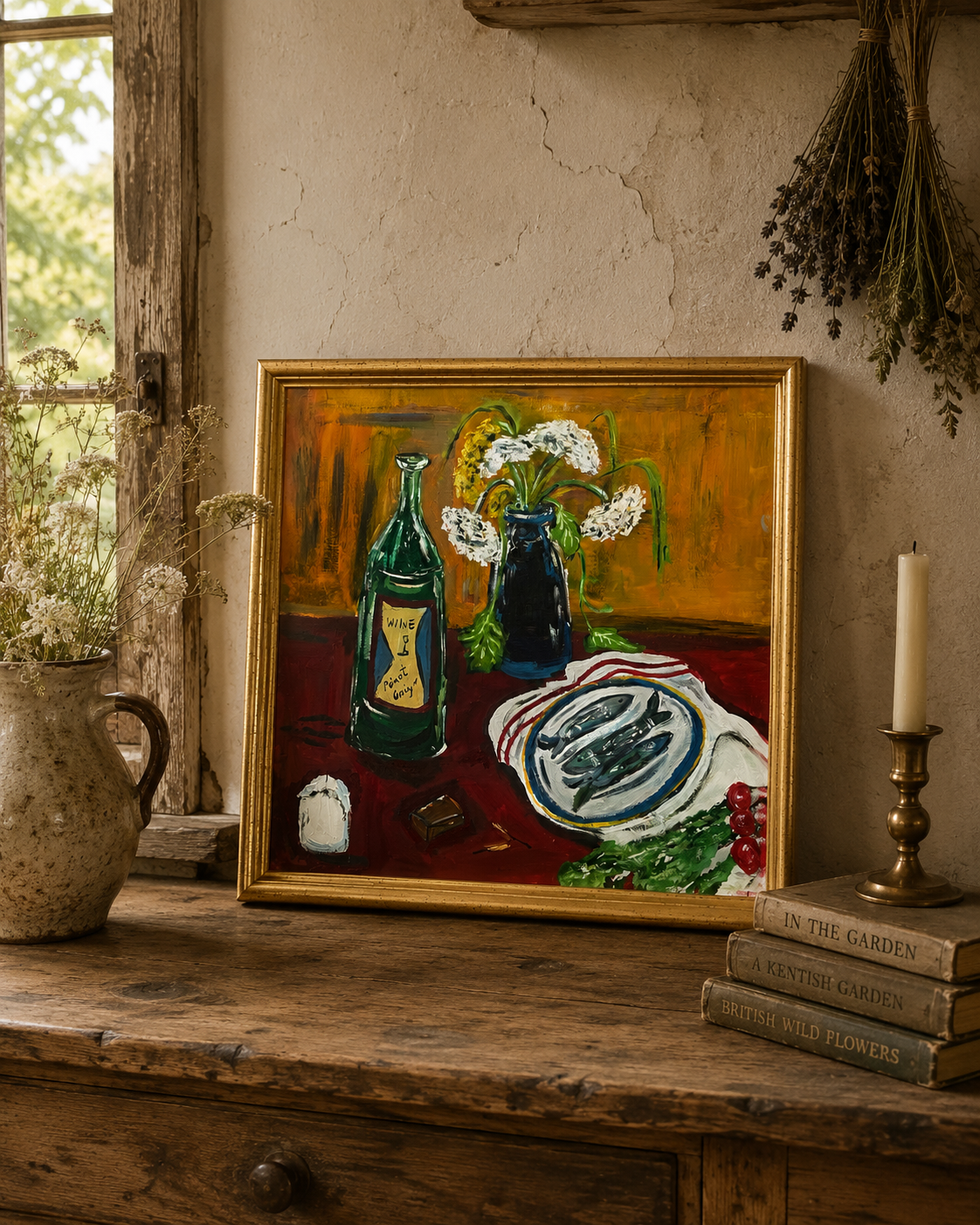 ‘ Wildflowers, Fish and Radish’